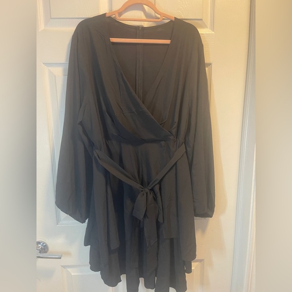 Gocolloa Long Sleeve Women’s Mini Dress Black 20W - Picture 8 of 16